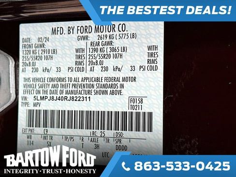 Used 2024 Lincoln Nautilus Premier w/ Jet Appearance Package image 30