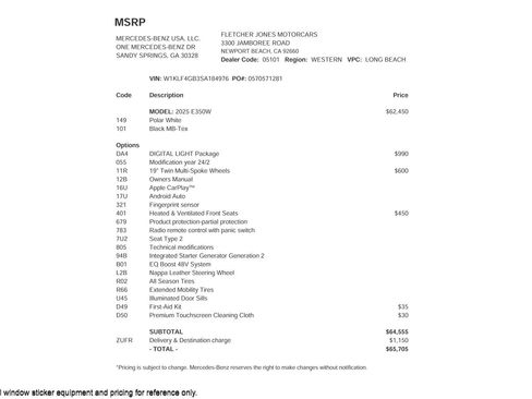 Certified 2025 Mercedes-Benz E 350 E 350 RWD Sedan image 4