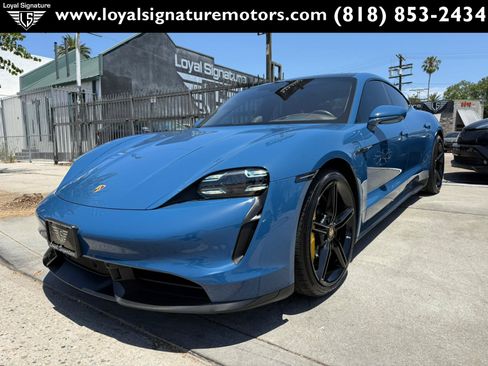 Used 2021 Porsche Taycan Turbo S AWD/4WD image 3