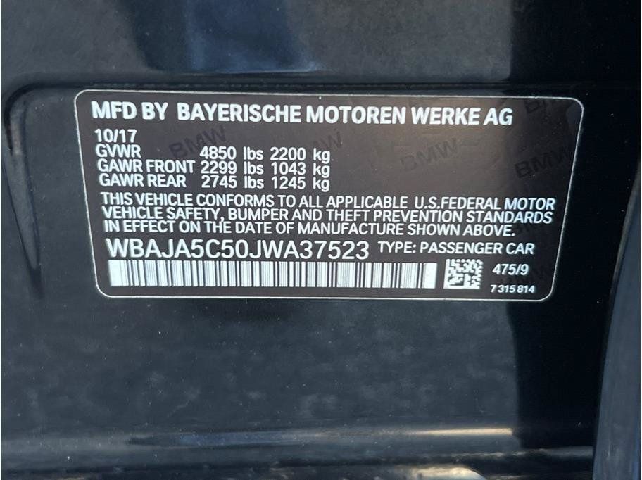 Used 2018 BMW 530i RWD image 23