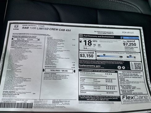 New 2026 RAM 1500 Limited AWD/4WD image 22