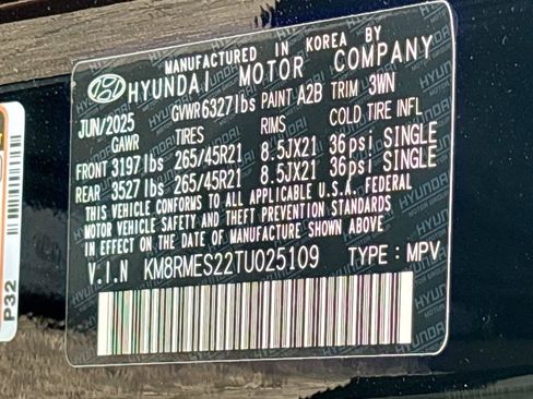 Certified 2026 Hyundai Palisade Calligraphy AWD/4WD image 23