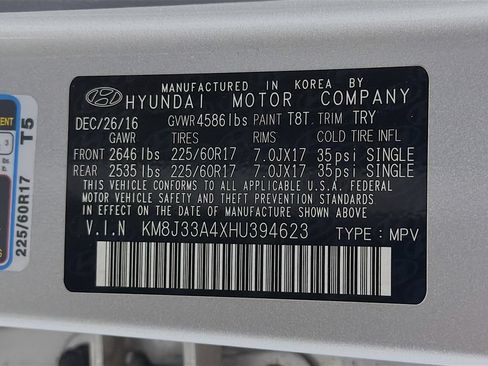 Used 2017 Hyundai Tucson SE Plus w/ Cargo Package FWD image 33