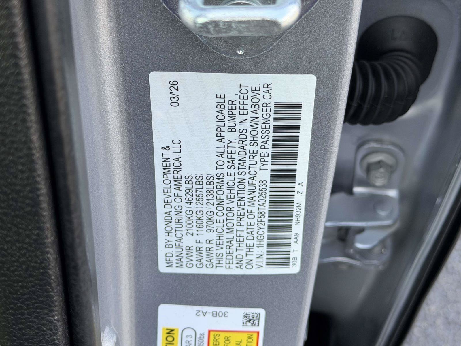 Certified 2026 Honda Accord Sport image 42