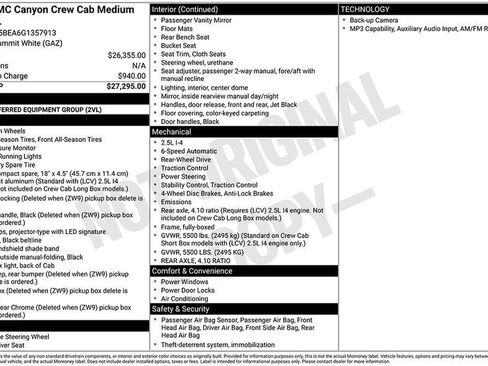 Used 2016 GMC Canyon 2WD Crew Cab image 2