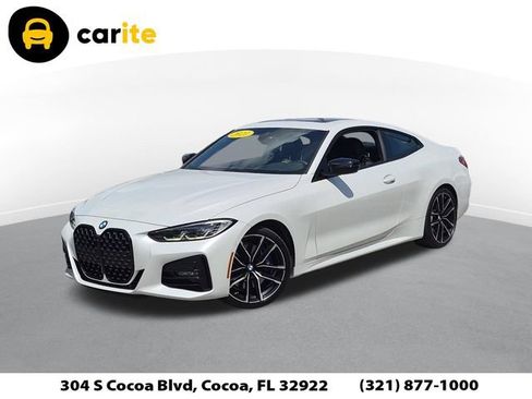 Used 2021 BMW 430i Coupe w/ M Sport Package RWD image 1