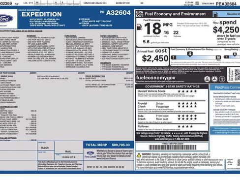 Used 2023 Ford Expedition Platinum AWD/4WD image 5