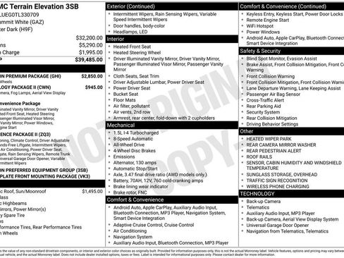 New 2026 GMC Terrain Elevation w/ Elevation Premium Package AWD/4WD image 5