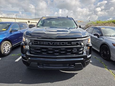 Used 2024 Chevrolet Silverado 1500 Custom w/ Turbomax Blackout Package AWD/4WD image 2