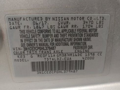 Used 2017 Nissan Versa Note SV FWD image 33
