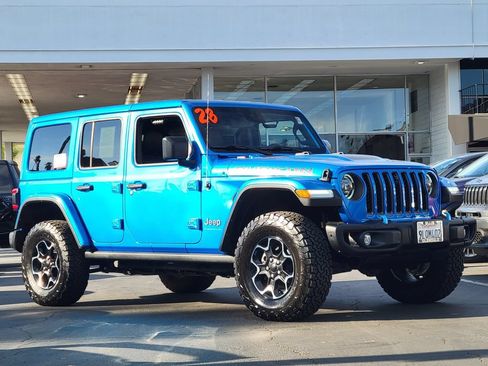 Used 2023 Jeep Wrangler Unlimited Rubicon 4xe w/ Steel Bumper Group AWD/4WD image 37