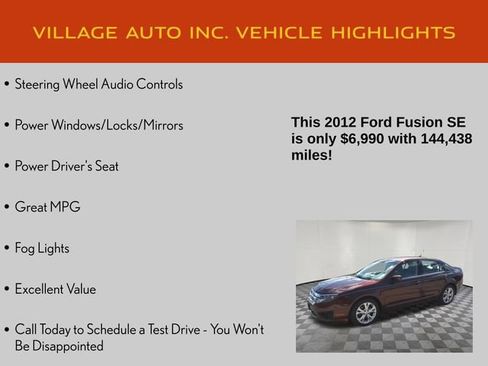 Used 2012 Ford Fusion SE FWD image 7