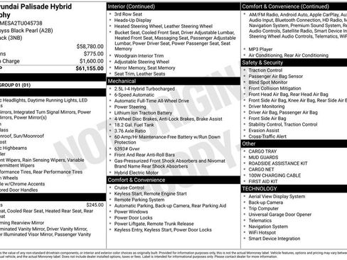 New 2026 Hyundai Palisade Calligraphy image 35