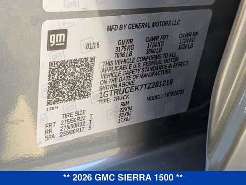 New 2026 GMC Sierra 1500 Elevation w/ Elevation Select Package image 37