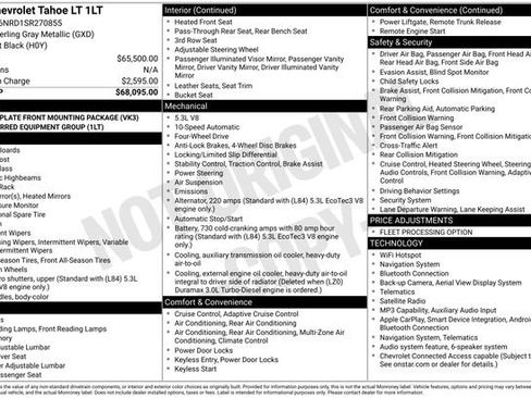 Used 2025 Chevrolet Tahoe LT AWD/4WD image 19