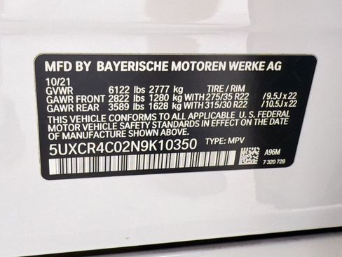Used 2022 BMW X5 sDrive40i w/ M Sport Package RWD image 19
