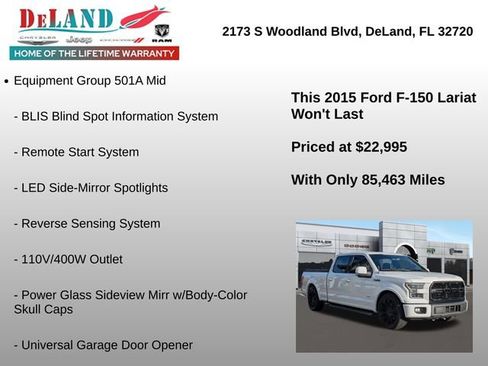 Used 2015 Ford F150 Lariat image 6