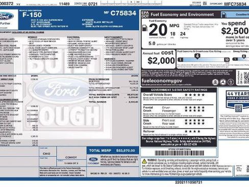 Certified 2021 Ford F150 XLT w/ Equipment Group 302A High AWD/4WD image 6