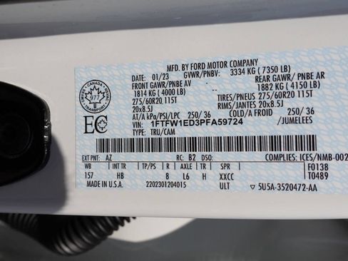 Used 2023 Ford F150 Lariat w/ Equipment Group 502A High image 22