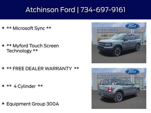 Used 2022 Ford Bronco Sport Outer Banks w/ Tech Package AWD/4WD image 8