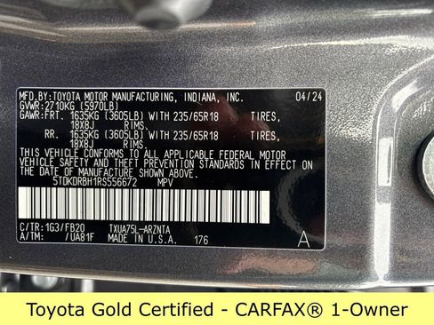 Certified 2024 Toyota Highlander LE image 27