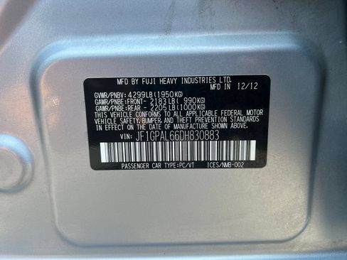 Used 2013 Subaru Impreza 2.0i Sport Premium AWD/4WD image 32