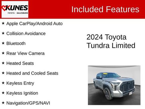 Used 2024 Toyota Tundra Limited w/ TRD Off-Road Package AWD/4WD image 2