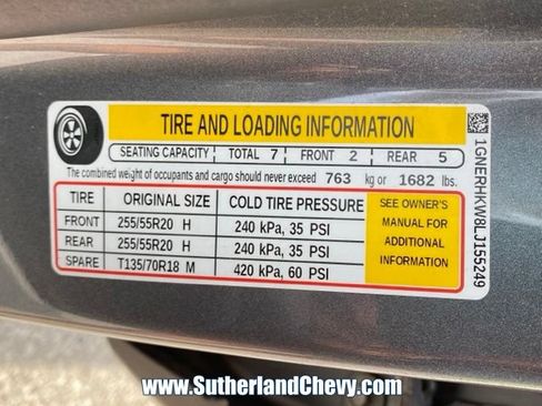 Used 2020 Chevrolet Traverse LT w/ LT Premium Package FWD image 56
