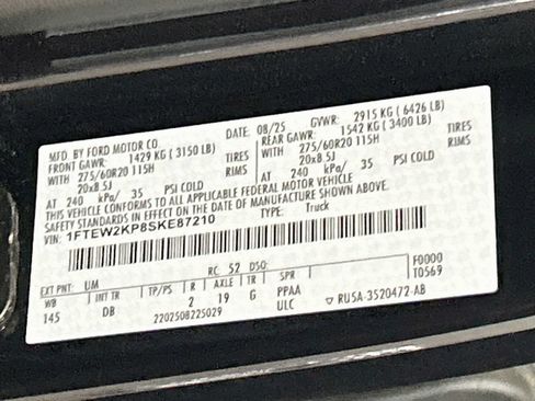 Used 2025 Ford F150 STX w/ Equipment Group 200A RWD image 28