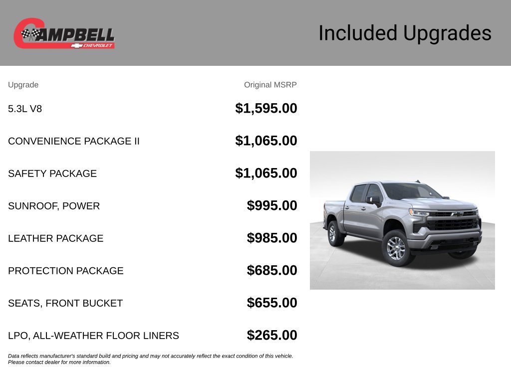 New 2026 Chevrolet Silverado 1500 RST w/ Safety Package AWD/4WD image 5