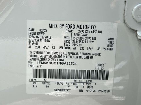 Certified 2022 Ford Explorer ST w/ ST Street Pack image 29