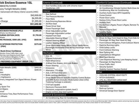 Used 2024 Buick Enclave Essence w/ Experience Buick Package FWD image 5