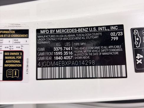 Certified 2023 Mercedes-Benz EQS 580 4MATIC SUV image 26