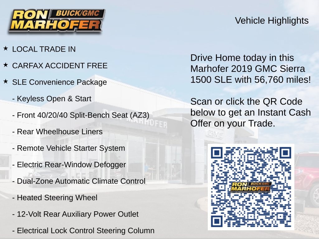Used 2019 GMC Sierra 1500 SLE w/ SLE Value Package AWD/4WD image 15