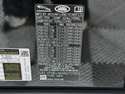 New 2027 Land Rover Range Rover Sport SE AWD/4WD image 34