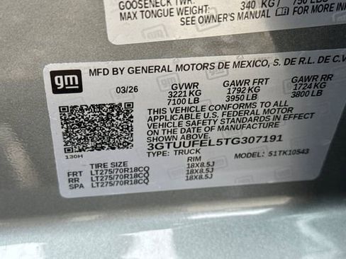 New 2026 GMC Sierra 1500 AT4X w/ LPO, Black Badging Package AWD/4WD image 35