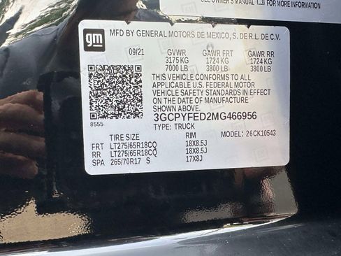 Certified 2021 Chevrolet Silverado 1500 LT Trail Boss w/ Convenience Package II image 19