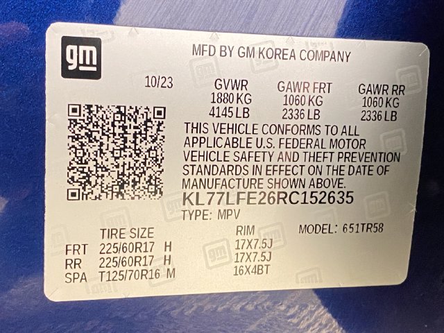 Certified 2024 Chevrolet Trax LS w/ LS Convenience Package FWD image 33