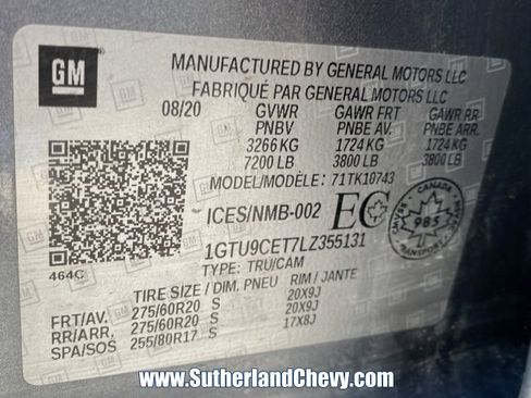 Used 2020 GMC Sierra 1500 Elevation image 50