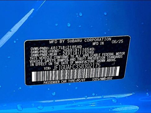 Certified 2025 Subaru Impreza 2.0i Sport image 19