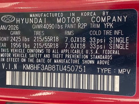 New 2026 Hyundai Kona SEL Sport FWD image 35