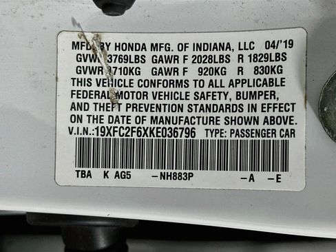 Used 2019 Honda Civic LX image 35