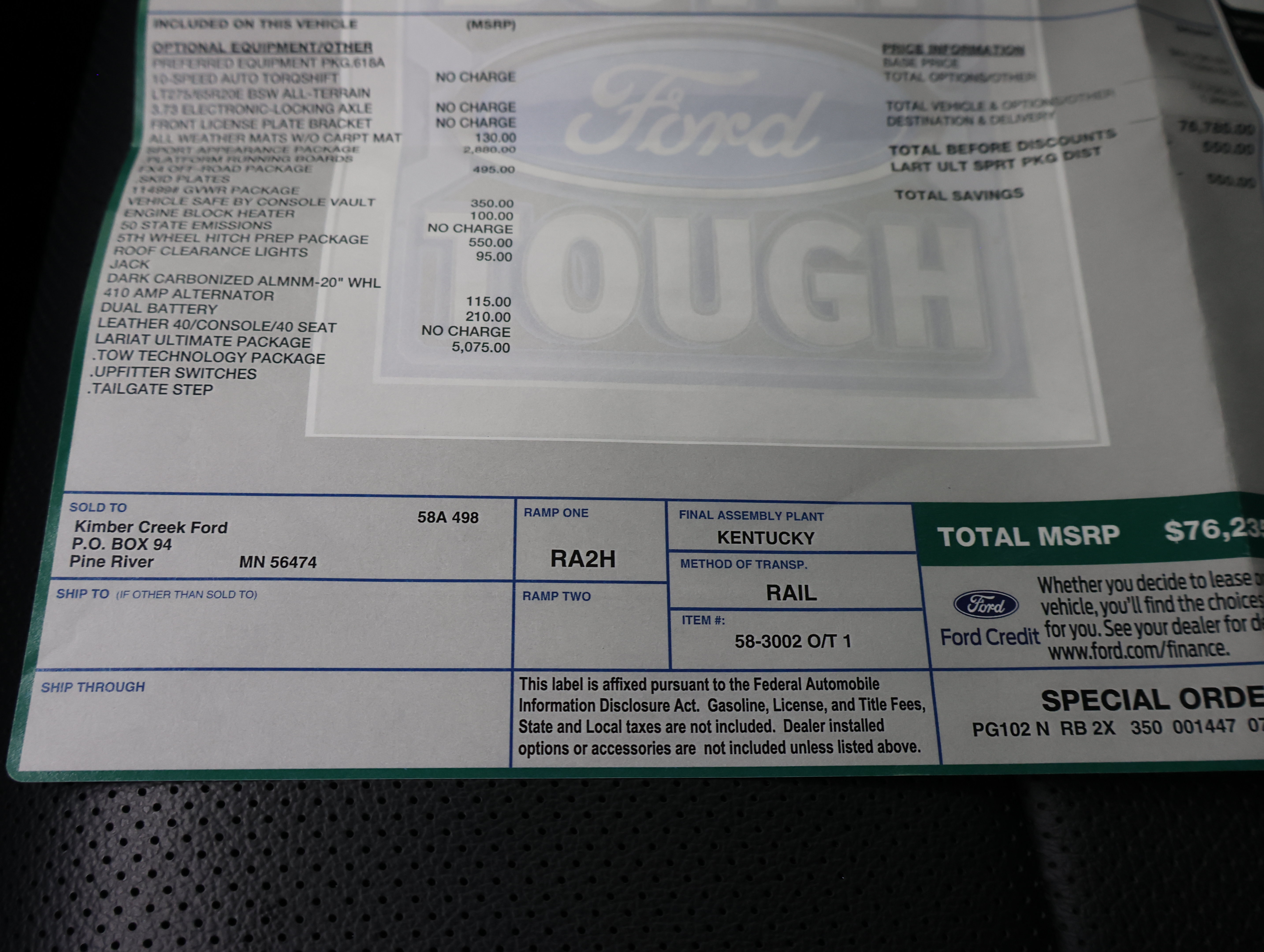 Used 2023 Ford F350 Lariat w/ Lariat Ultimate Package AWD/4WD image 71