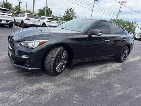 Used 2023 INFINITI Q50 Red Sport 400 w/ Black Opal Edition AWD/4WD image 12