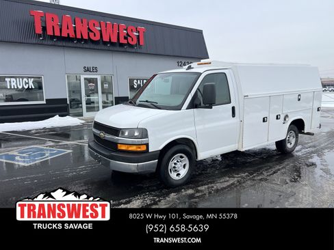 Used 2019 Chevrolet Express 3500 Work Van w/ Power Convenience Package image 1