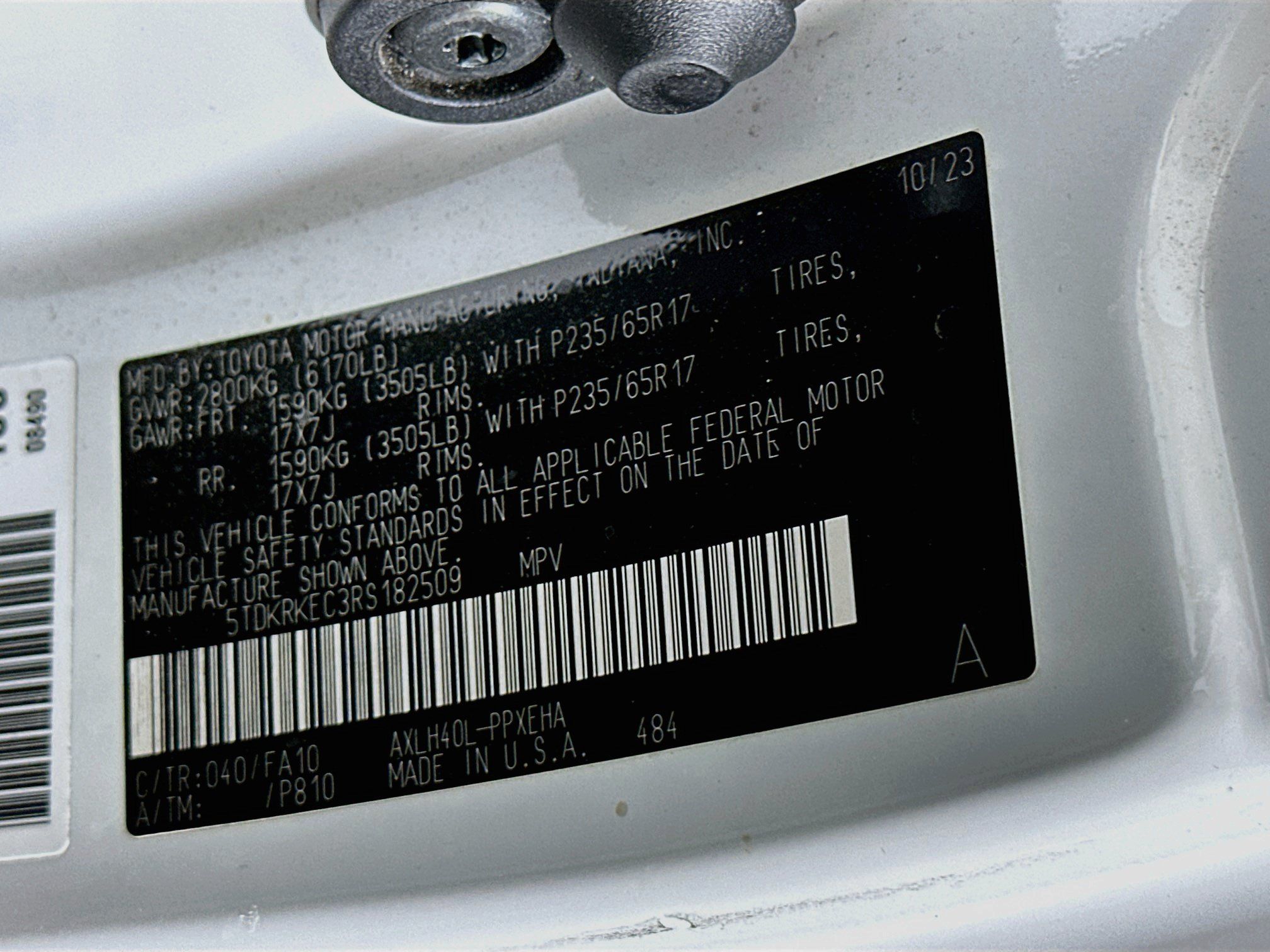 Used 2024 Toyota Sienna LE FWD image 12