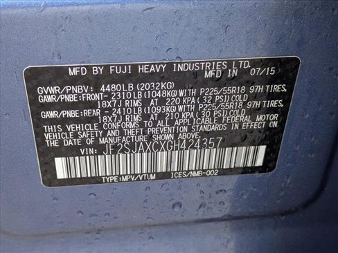 Used 2016 Subaru Forester 2.5i Touring w/ Eyesight & Navigation System AWD/4WD image 16