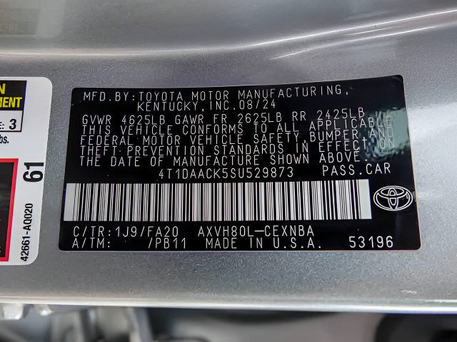 Used 2025 Toyota Camry LE FWD image 26