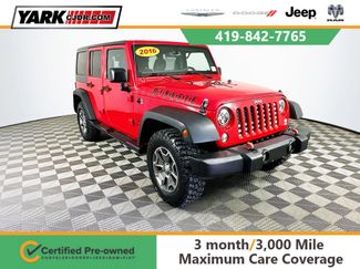 Certified 2016 Jeep Wrangler Unlimited Sport w/ Quick Order Package 24S 360° Tour