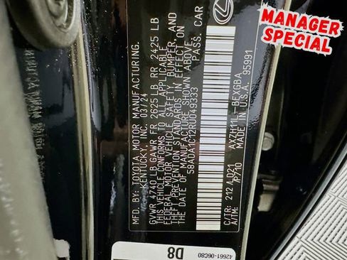 Used 2024 Lexus ES 300h 300h image 31